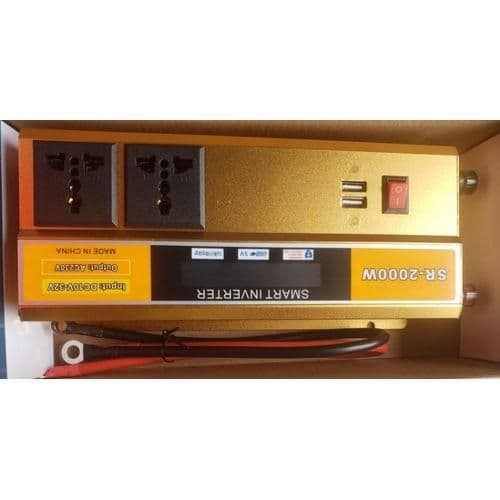 2000W Solar Power Inverter Digital Display 12V/24V
